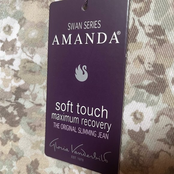 Gloria Vanderbilt Jeans Light Fern Petal 14 short - Picture 5 of 6